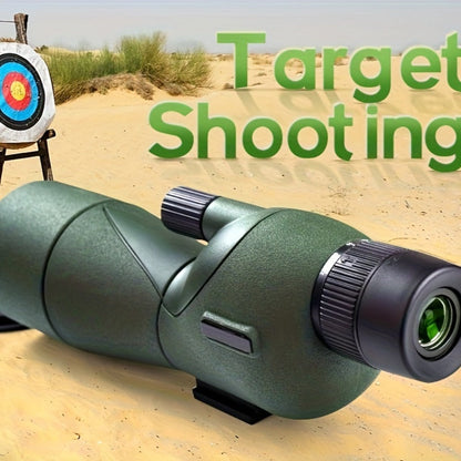 25-75x60 Spotting Scope with Tripod, Carrying Bag & Smartphone Adapter, High-Power Variable Zoom Scope for Target Shooting