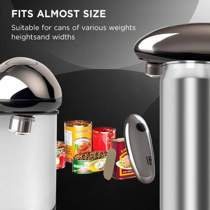 Kitchen Expert Battery Can Opener with One-Touch Control, Circular Rim Operation and Four Colors