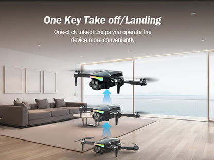 LCD Screen Drone Dual Cameras Brushless Motor Foldable RC Quadcopter with the Listed Color, Size or Set Options for Everyday Use