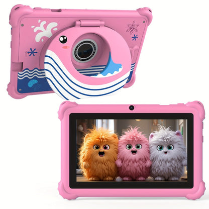 Kids Tablet PEICHENG 7 Inch with 2GB RAM, 32GB Built-In Storage, Dual Cameras, WiFi and Silicone Case