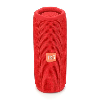 Portable Bluetooth Speaker TG365 with LED, TWS, Mic, FM Radio, TF, USB and AUX in Four Colors