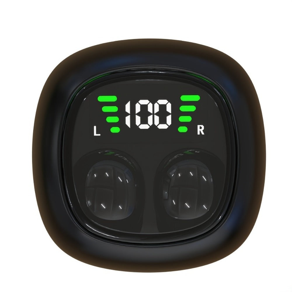Wireless Earbuds Ultra-Small In-Ear with Touch Control, Built-In Mic and LED Case in Three Colors