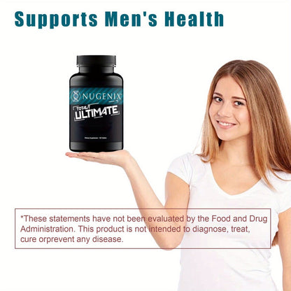 Natural Testosterone Booster for Men, Total-T Ultimate with D-Aspartic Acid, Horny Goat Weed, Tribulus