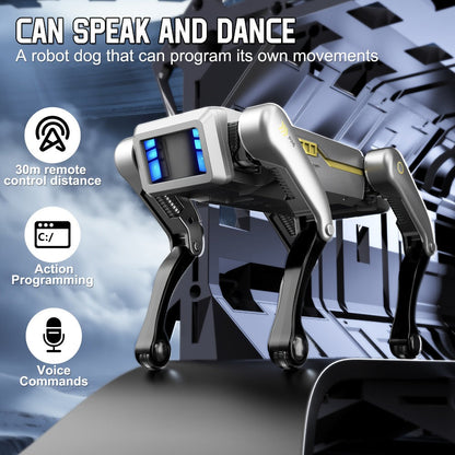 Robot Dog Toy with AI Voice Control & RC Remote, 2.4GHz 99Ft Range, App Programming, Dancing & Storytelling