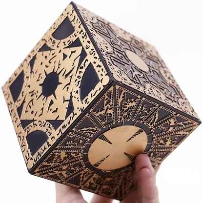 Lament Configuration Puzzle Box Cube, Functional Detachable Deformation Lock Box with Display Base