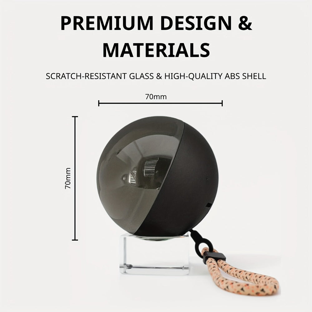 Crystal Ball Video Player Gift 2.7 Inch LED Light-Up Digital Sphere - Upload Your Own Videos & Photos