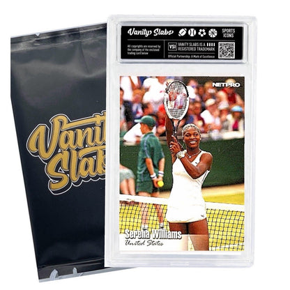 Trading Card Display Slab by Vanity Slabs, Crystal Clear 35pt Card Case + Free Random Trading Card