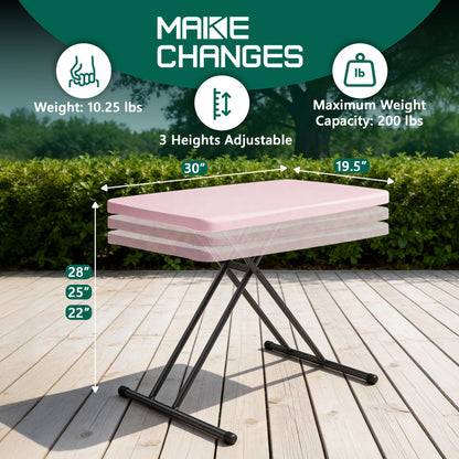 Foldable Outdoor Dining and Utility Table 4ft 6ft Multi-Purpose Folding Desk for Camping Backyard Weddings Living Room Card Games Study Home
