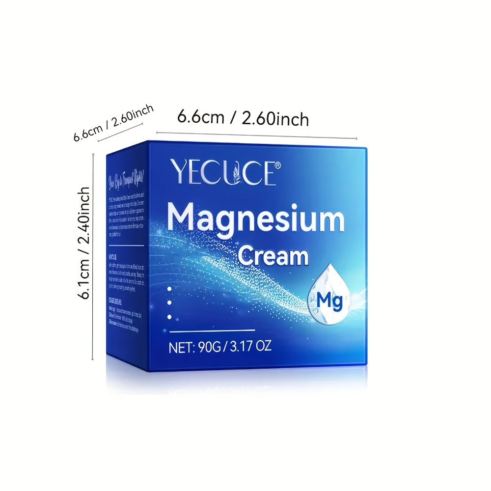 Magnesium Sleeping Cream 2-Pack 180g Each – Pure Magnesium Chloride Overnight Body Moisturizer, Alcohol-Free Dry Skin Relief Cream for Women