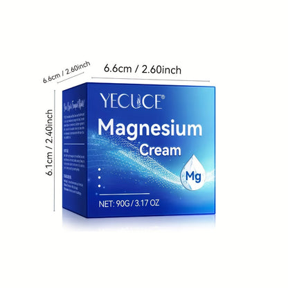 Magnesium Sleeping Cream 2-Pack 180g Each – Pure Magnesium Chloride Overnight Body Moisturizer, Alcohol-Free Dry Skin Relief Cream for Women