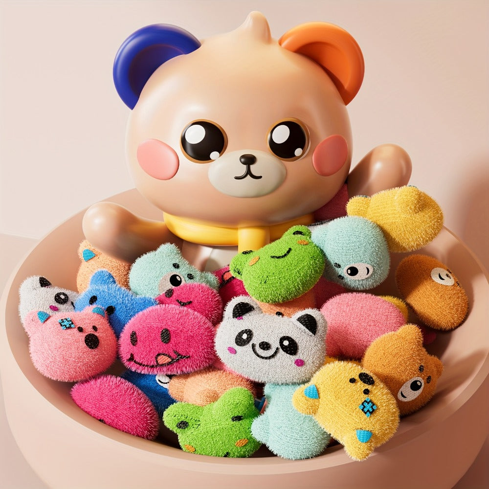 Mini Claw Machine for Kids with Lights Music Pink, Large 16.9" Arcade Claw Toy with 20 Coins 16 Plush Dolls USB Cable