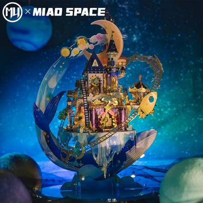 3D Metal Model Kit MU Star Playground, Handcrafted Garden Scene DIY Puzzle for Teens & Adults Ages 14+