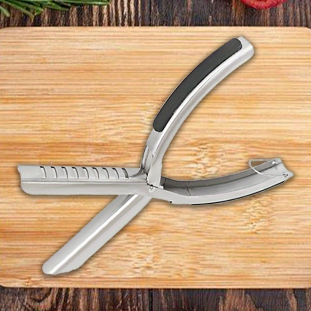 BBQ Rib Membrane Remover Tool Stainless Steel Rib Peeler with Handle, Food Grade Manual Rib Prep Kitchen Gadget for Grilling
