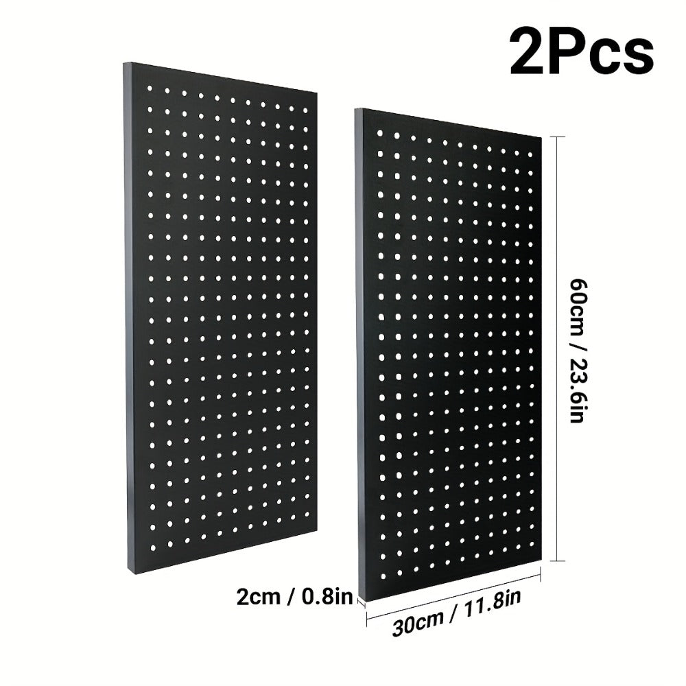 Metal Pegboard Wall Panels Garage Tool Storage Organizer Steel Peg Board Wall Mounted Workshop Shed Craft Room 2 Pack 4 Pack