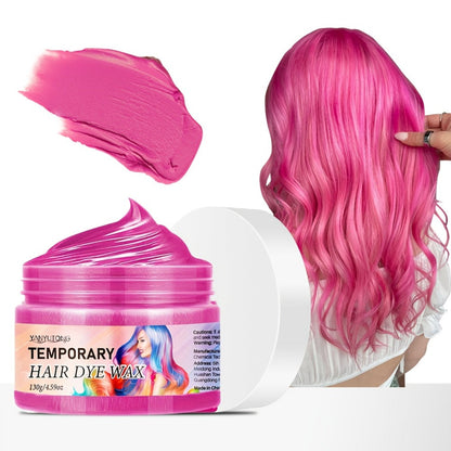 Temporary Hair Dye Wax 130g Instant Vivid Color Styling for Party Halloween Cosplay Festival, No Bleach No Damage