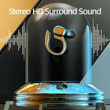 Wireless Earbuds Bluetooth 5.4 with LED Screen Case, Condenser Mic and Auto Pairing in Black