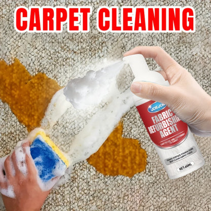 Fabric & Upholstery Cleaner Spray 2.03oz with Towel, Deep Stain Remover for Carpet, Sofa & Car Interior