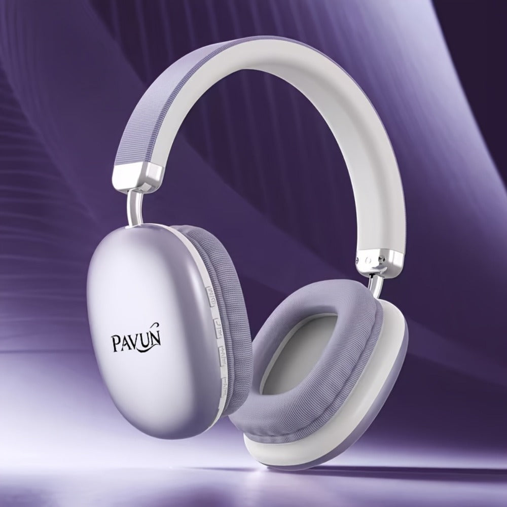 WH35MAX Noise Cancelling Wireless Headset HiFi Deep Bass Built-in HD Mic Comfortable for Bedside Audio, Alarms and Room Entertainment