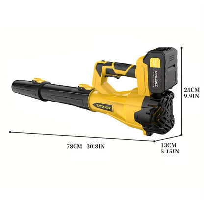 Cordless Leaf Blower 580CFM 160MPH, 40V Brushless Motor, 4.0Ah Battery, 6-Speed, Extension Nozzle