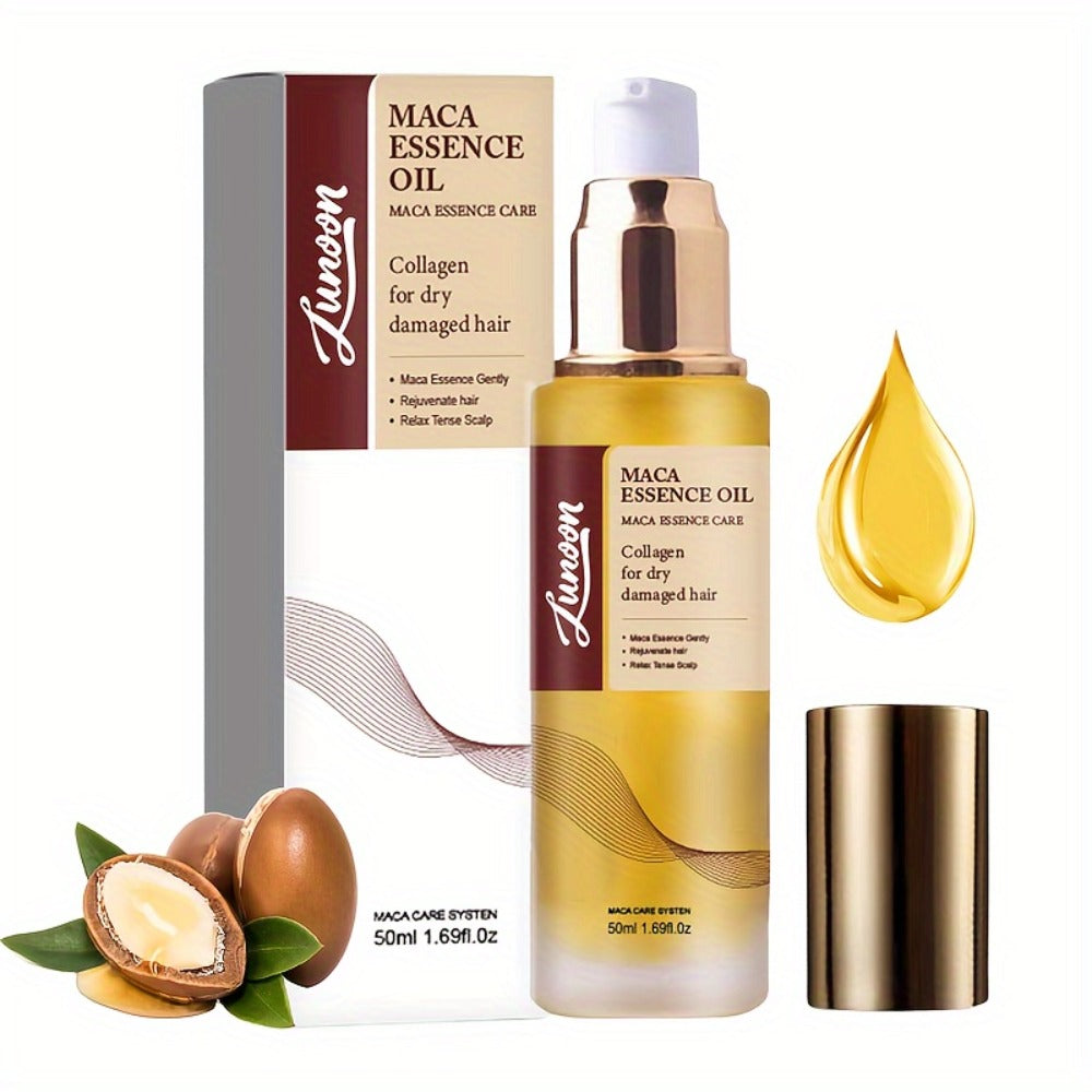 Argan Oil Hair Mask Deep Conditioning Treatment with Collagen | Cold Press Moroccan Oil for Dry Frizzy Curly Fine Hair | Long-Lasting