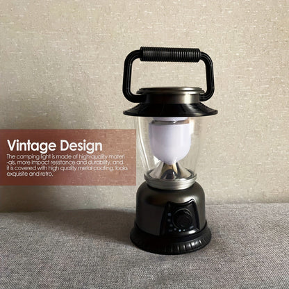 4-Pack COB LED Camping Lantern Dimmable Battery Powered – High Brightness Portable Camp Lights for Hiking, Fishing