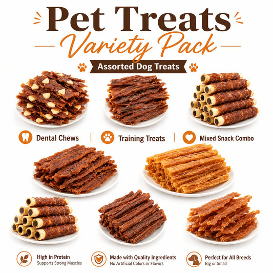 Duck Jerky Chicken Freeze-Dried Dog Treats Sharing Pack Soft Chewy Healthy Digestible Training Reward Snacks for Small Medium Large Dogs