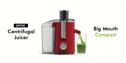 Centrifugal Juicer Wide Feed Chute - 2-Speed Juice Extractor for Fruits & Vegetables, Fast Juicing Machine