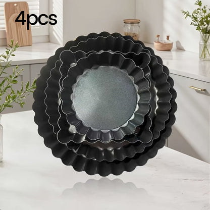 Baking Pan Set Nonstick Carbon Steel Cookie Sheets Roasting Pans Round Cake Muffin Pizza for Home Cooking, Dining and Outdoor Meals