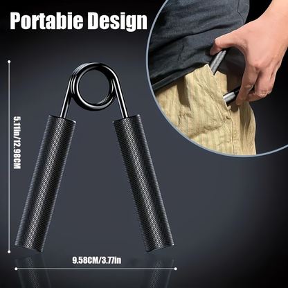 Hand Grip Strengthener Set 4pcs Heavy Duty Metal – Forearm & Wrist Trainer 50LB to 200LB Resistance, Finger Exerciser for Muscle Building