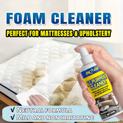 Dry Cleaning Spray for Sofa, Carpet & Leather, Waterless Fabric Stain Remover Spray with Glycerin