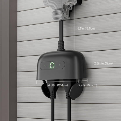 Outdoor Indoor Smart WiFi Plug GHome WP7, Voice & App Control, Works with Alexa & Google Home, Timer Schedule