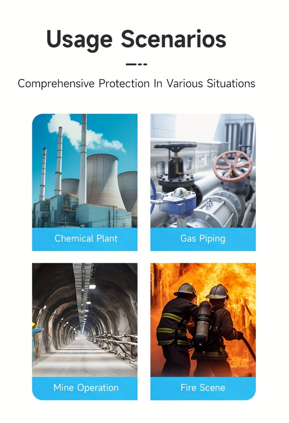Gas Leak Detector Combustible Gas Detector Aicevoos AS-F12 Natural Gas Methane Tester Sound for Entryways, Bedrooms and Living Spaces