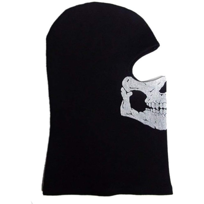Balaclava Full Face Mask 2 Pack Skull Design – Breathable Full Face & Neck Coverage for Motorcycle Skiing Cycling Hiking Skateboarding