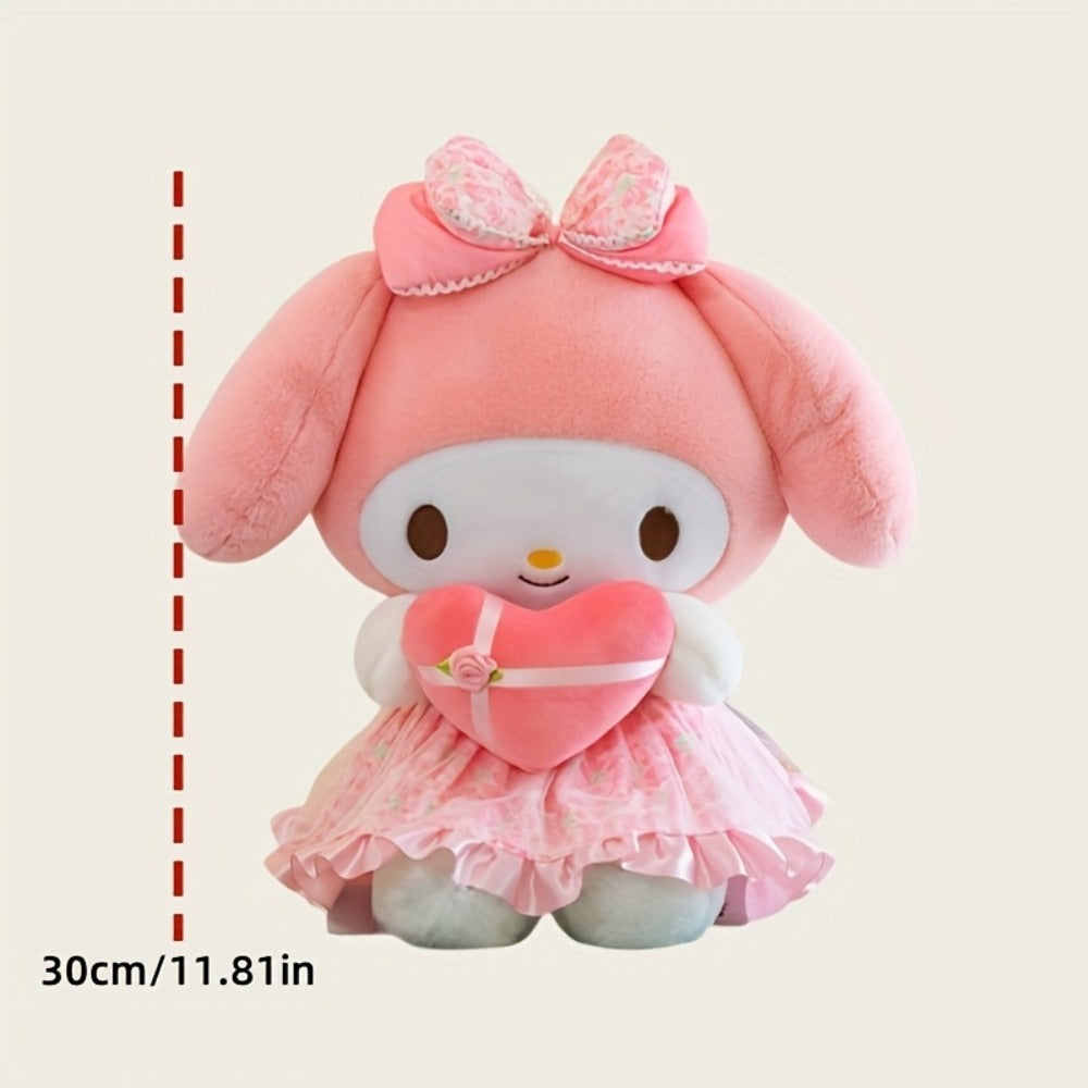 Kawaii Sanrio Plush Toy 12 Inch, Hello Kitty Kuromi My Melody Stuffed Animal Doll for Girls Kids Teens