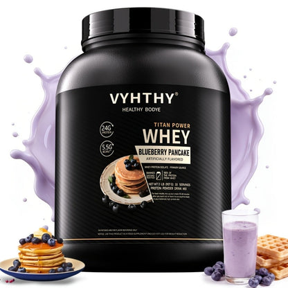 Whey Protein Powder Isolated & Hydrolyzed Blend with BCAAs, Low Carb Sports Nutrition Shake for Women