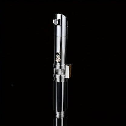 Light Up Saber with Metal Handle RGB 16 Colors, LED Cosplay Laser Sword with Sound Effects, Anakin Luke Darksaber Style