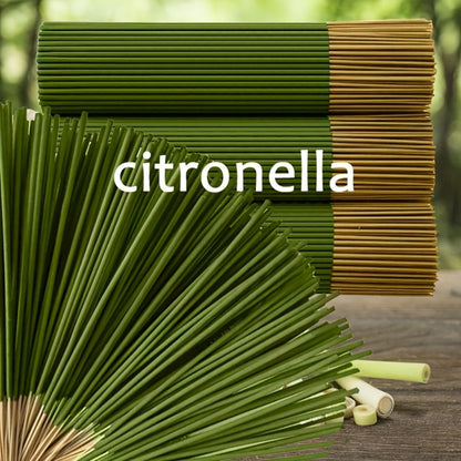 Citronella Incense Sticks 202PCS, 8.66" Essential Oil Infused Sticks for Meditation, Yoga & Aromatherapy