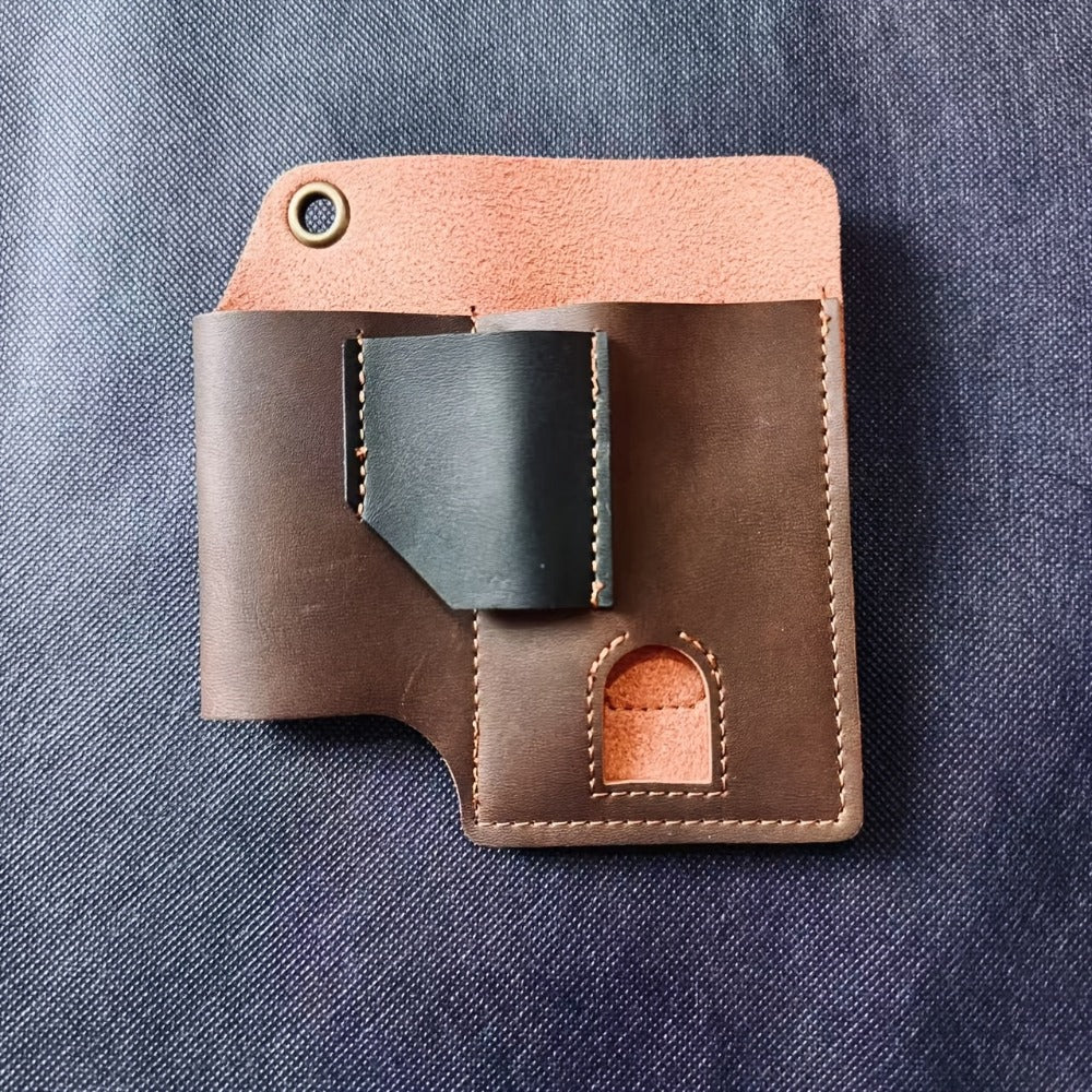 Multitool Belt Holster with Belt Clip & Loop, EDC Everyday Carry Organizer Sheath for Multi-Tools, Flashlight & Pen Holder, 4x5.5x1 Inch