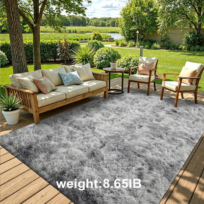 Non-Slip Area Rug Fluffy Soft Carpet – Modern Home Decor Floor Mat for Living Room, Bedroom, Kitchen & Bathroom | Easy Clean Cute Plush Rug