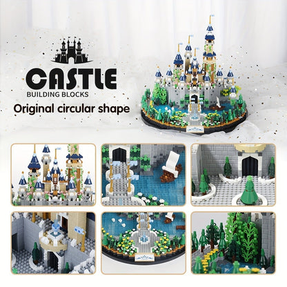 3600PCS Princess Castle Building Blocks Fairytale Palace STEM Micro Brick Architecture Kit for Girls Ages 8+