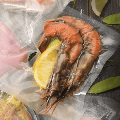 Vacuum Sealer Bags Reusable Airtight Food Storage Bags Multiple Sizes, No Power Needed, Keep Meat