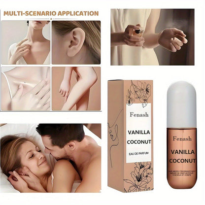 Women's Perfume Vanilla Coconut Beach Fragrance Spray 1.7 oz for Summer Travel and Vacation