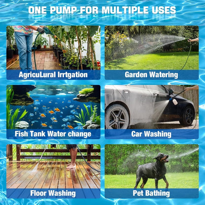 Cordless Water Transfer Pump for DeWalt 20V 60V Battery 635GPH Portable Sump Pump for Pool for Entryways, Bedrooms and Living Spaces