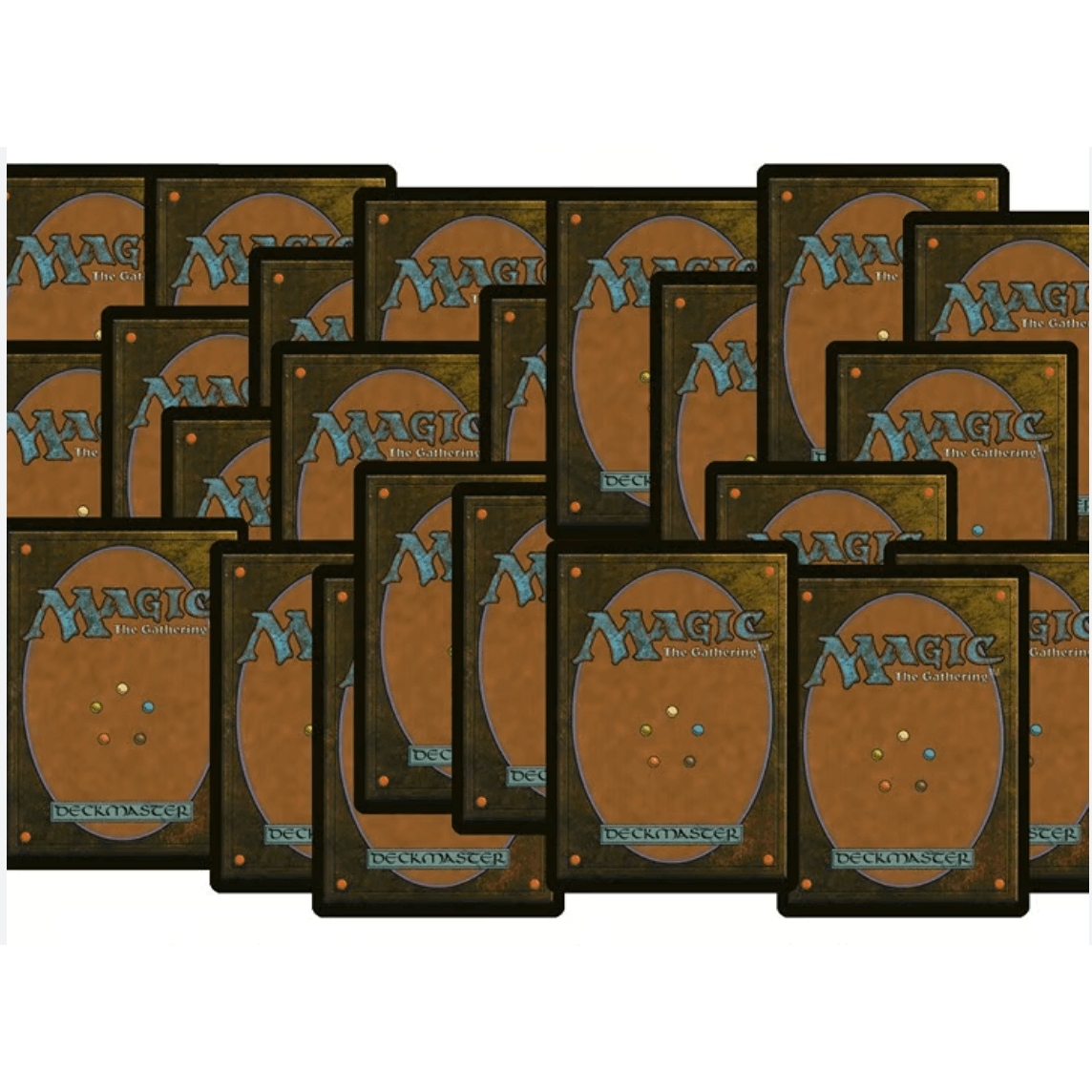 Card Game 500-Card Fantasy Assortment in Five Color Groups for Deck Building and Sorting Projects
