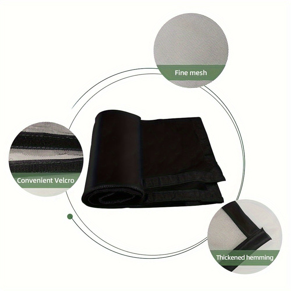 Garage Screen Door Magnetic Closure Mesh Screen for 2-Car Garage, Hands-Free Walk-Through, Weather Resistant Pest Proof Bug Barrier