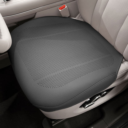 Perforated Car Seat Cushion Single Pad with 45 x 55cm Size and Black, White, Orange or Brown Color Options