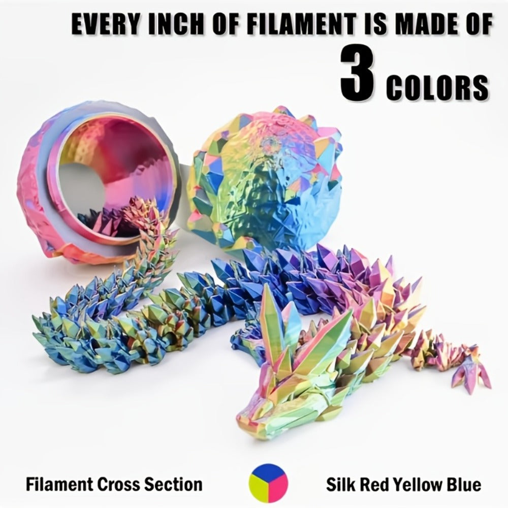 3D Printer Filament Tri-Color PLA 1.75mm 250g Coextruded Spool with Five Three-Tone Combinations