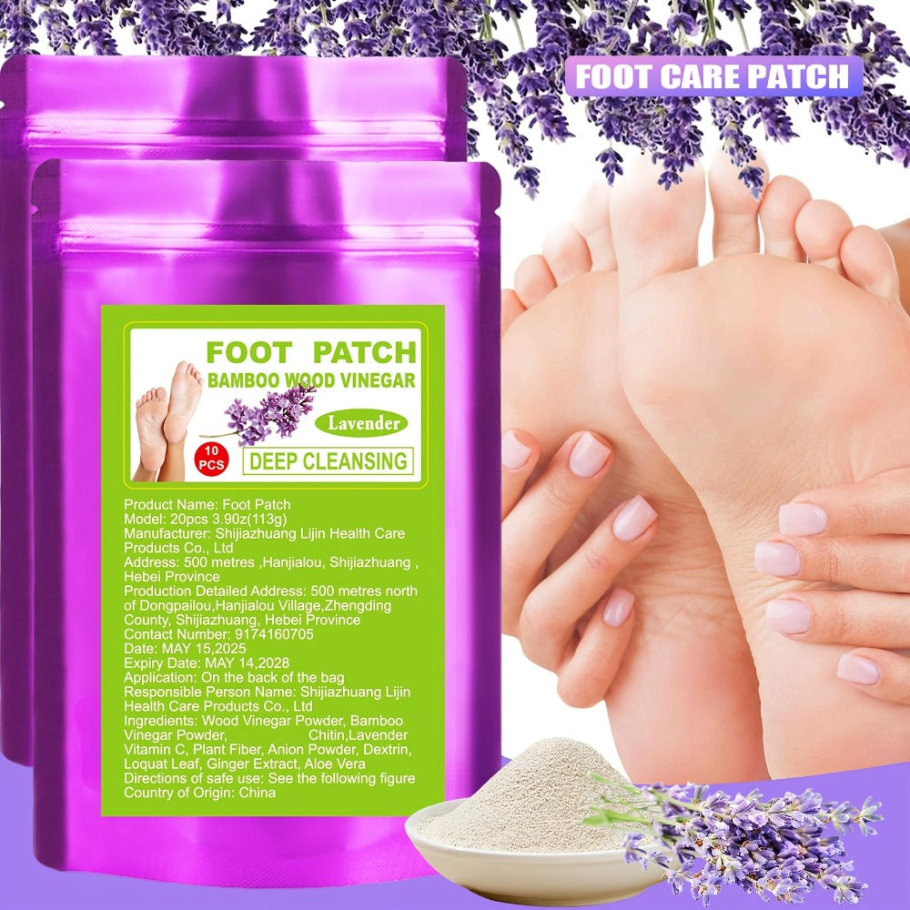 Foot Detox Pads Value Set 50pcs & 150pcs – Bamboo Vinegar & Ginger Deep Cleansing Overnight Patches, Alcohol-Free Natural Plant Formula