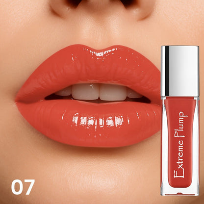 Lip Gloss for Women, Water Gloss Non-Sticky Formula, Sheer Nude Pink Shimmer Tint, Sweatproof Smooth Comfortable Wear