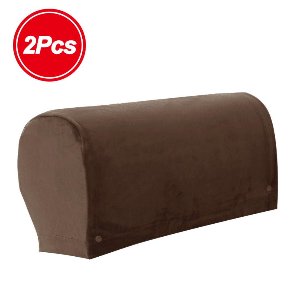 Stretch Armrest Covers for Chairs Sofa Couch 2 Pcs Spandex Elastic Arm Covers Slipcovers for Entryways, Bedrooms and Living Spaces